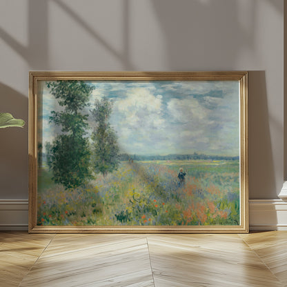 Premium Poster of Claude Monet Wild Poppies Landscape Art Print Posters