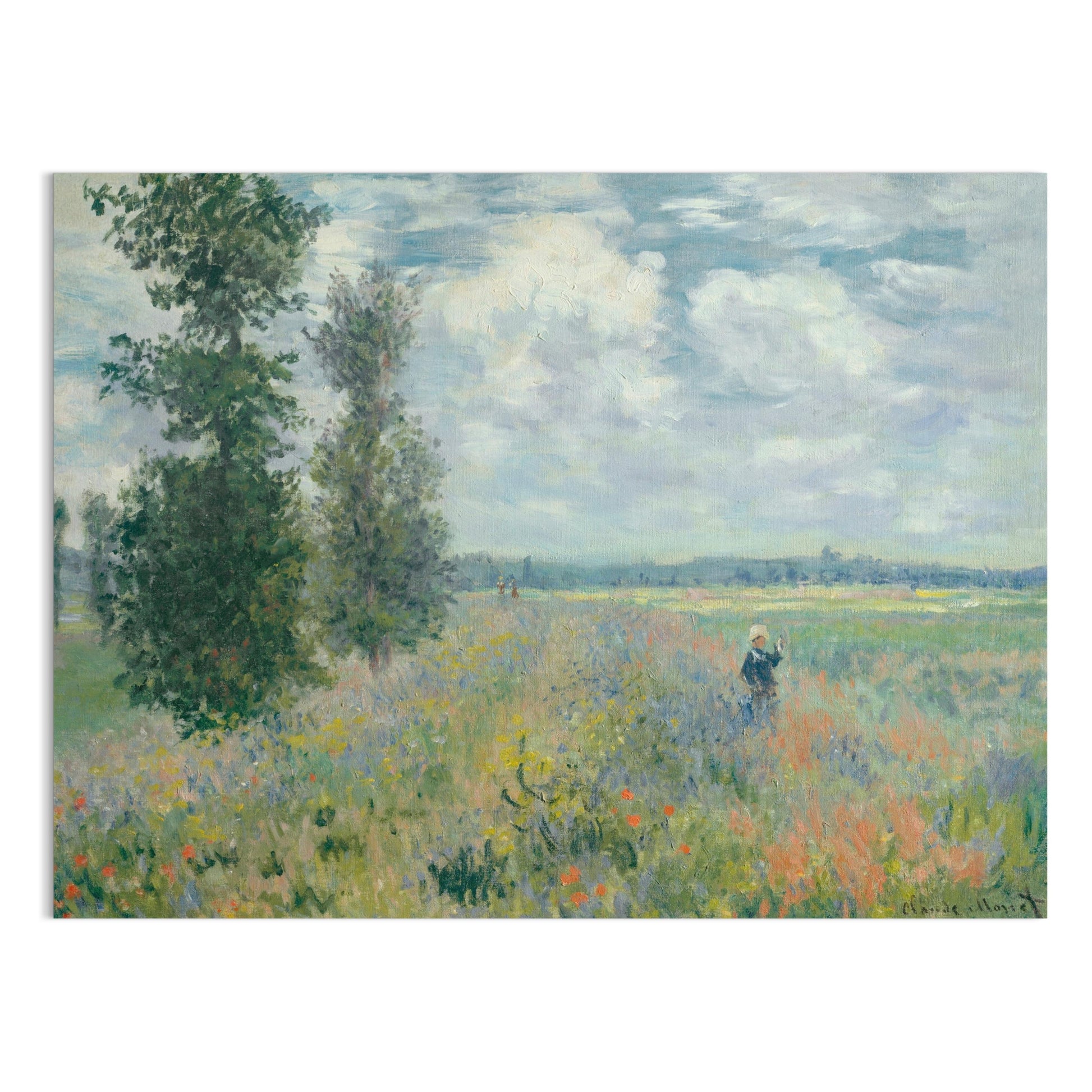 Premium Poster of Claude Monet Wild Poppies Landscape Art Print Posters