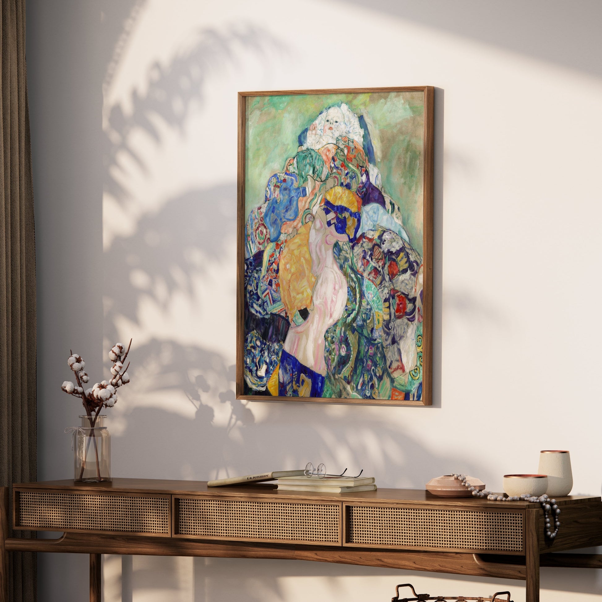 Premium Poster of Colorful Abstract Art with Female Figures Posters