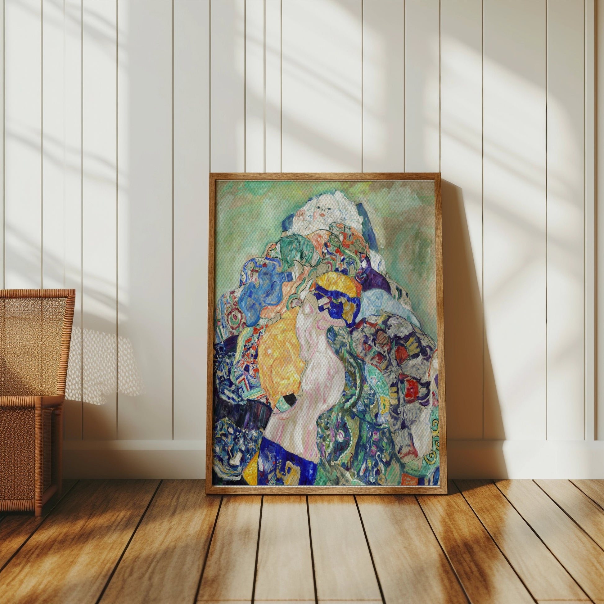 Premium Poster of Colorful Abstract Art with Female Figures Posters