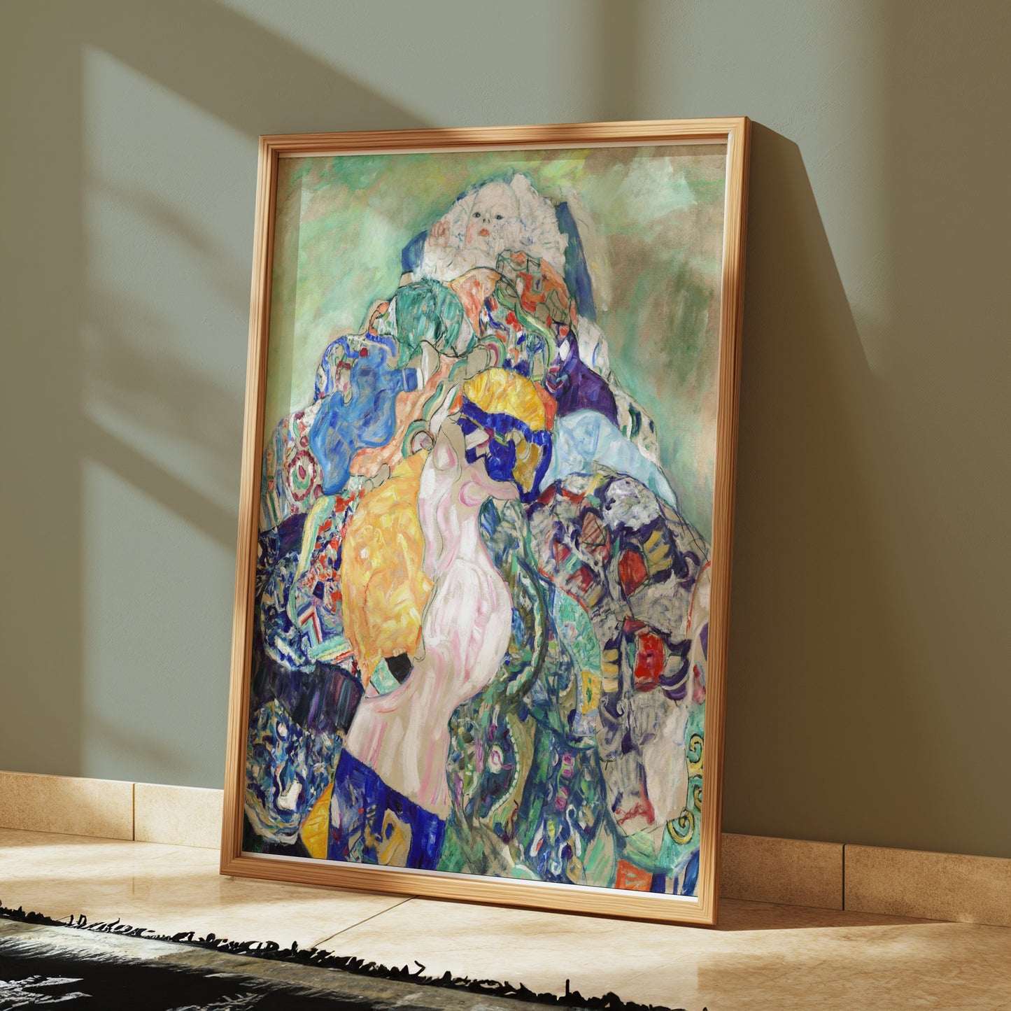 Premium Poster of Colorful Abstract Art with Female Figures Posters