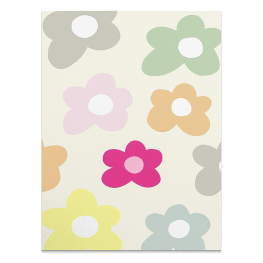 Premium Poster of Colorful Abstract Floral Design Wall Decorative Posters