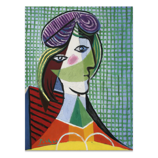 Premium Poster of Colorful Abstract Portrait Art Decor Posters