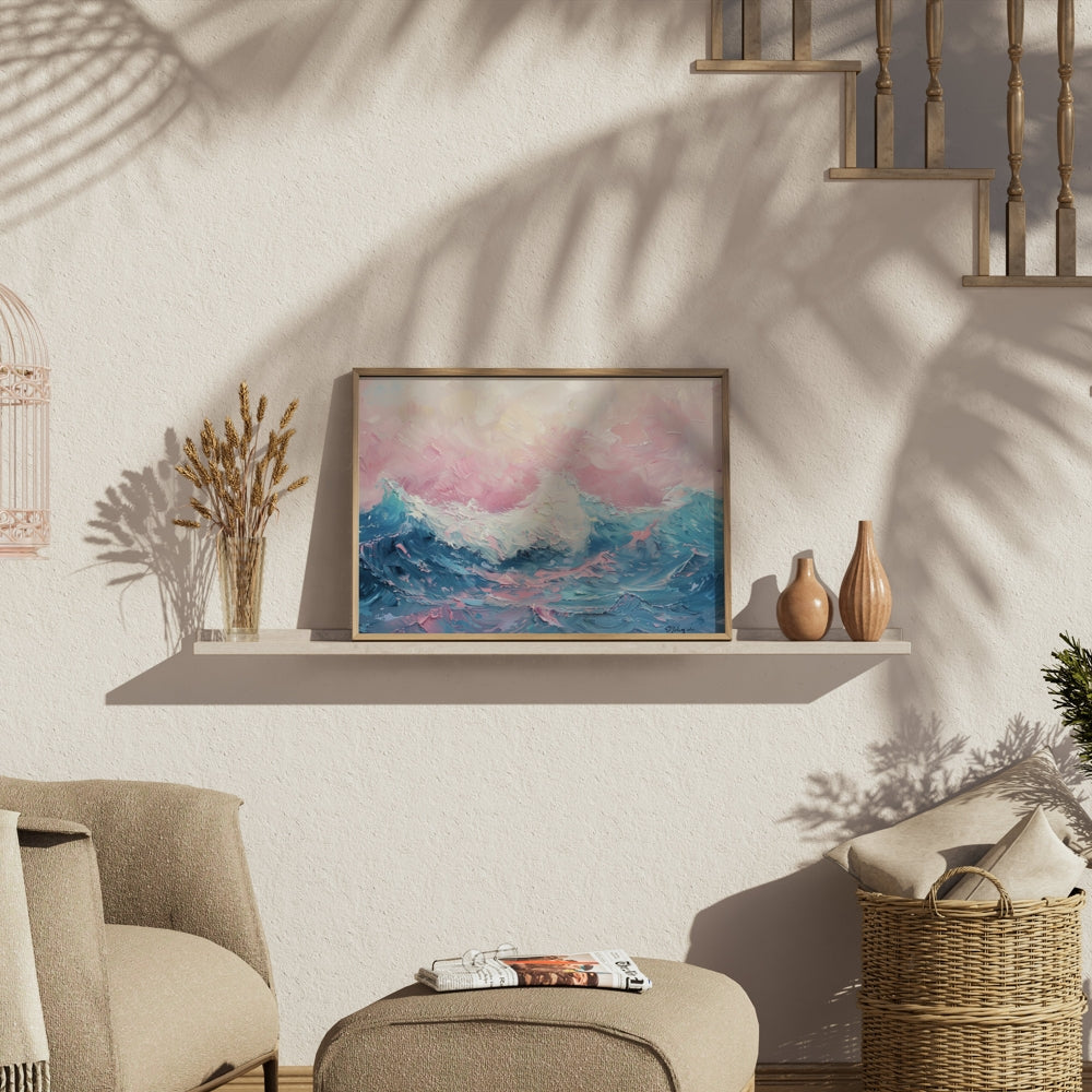 Premium Poster of Colorful Abstract Waves Art Posters