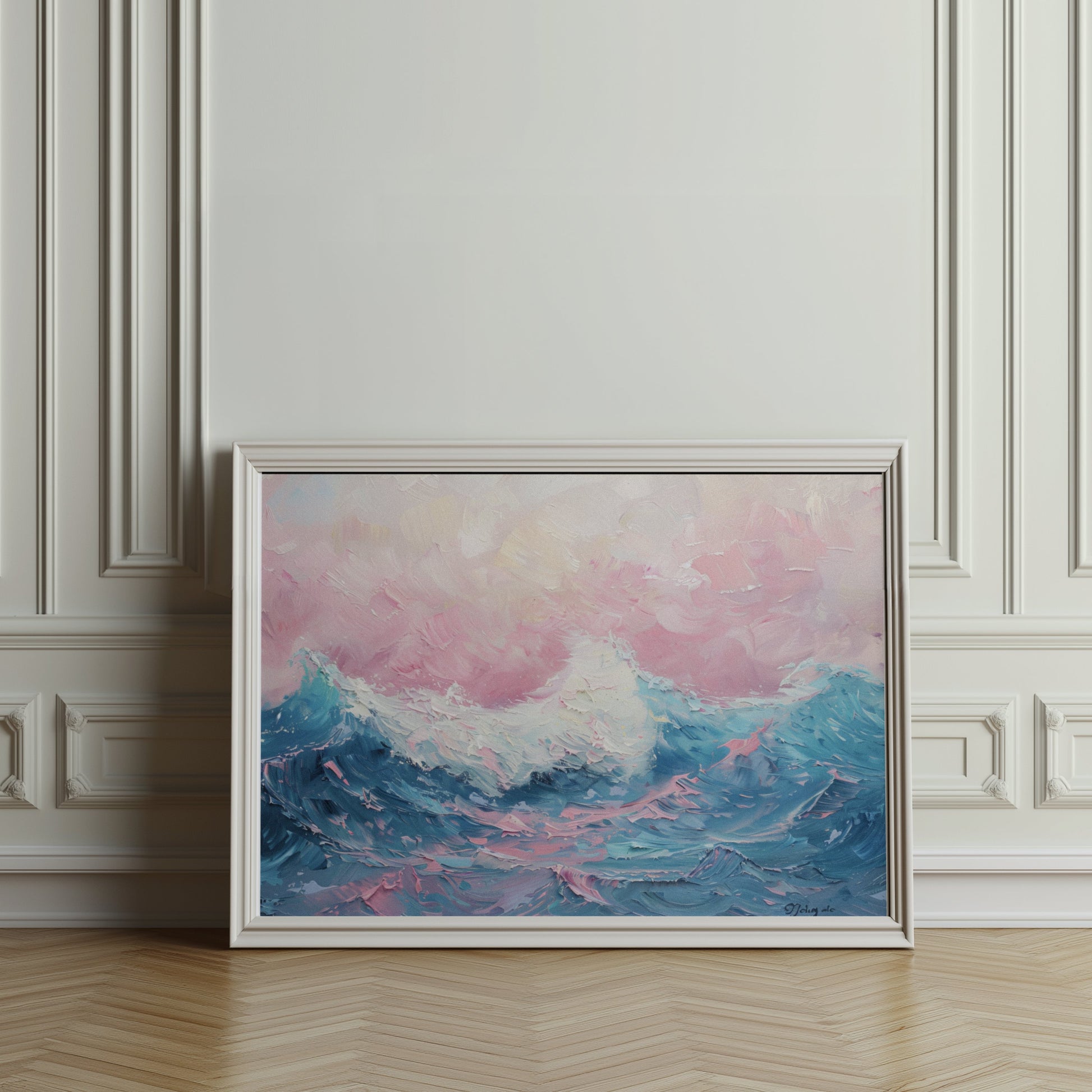 Premium Poster of Colorful Abstract Waves Art Posters