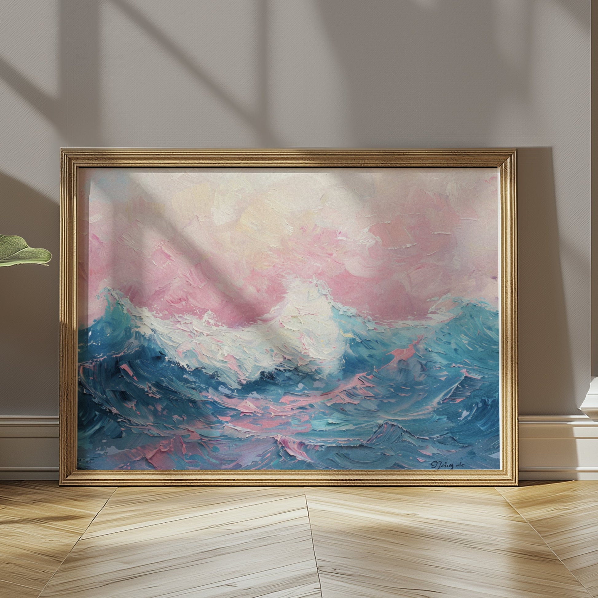 Premium Poster of Colorful Abstract Waves Art Posters