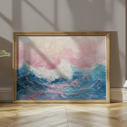Premium Poster of Colorful Abstract Waves Art Posters