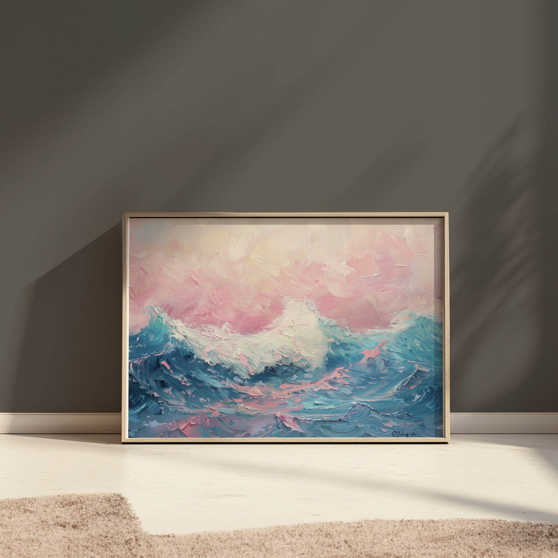 Premium Poster of Colorful Abstract Waves Art Posters