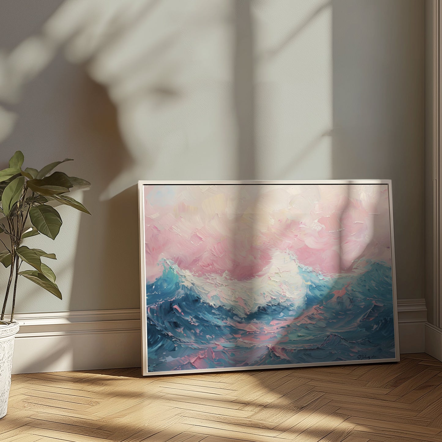 Premium Poster of Colorful Abstract Waves Art Posters