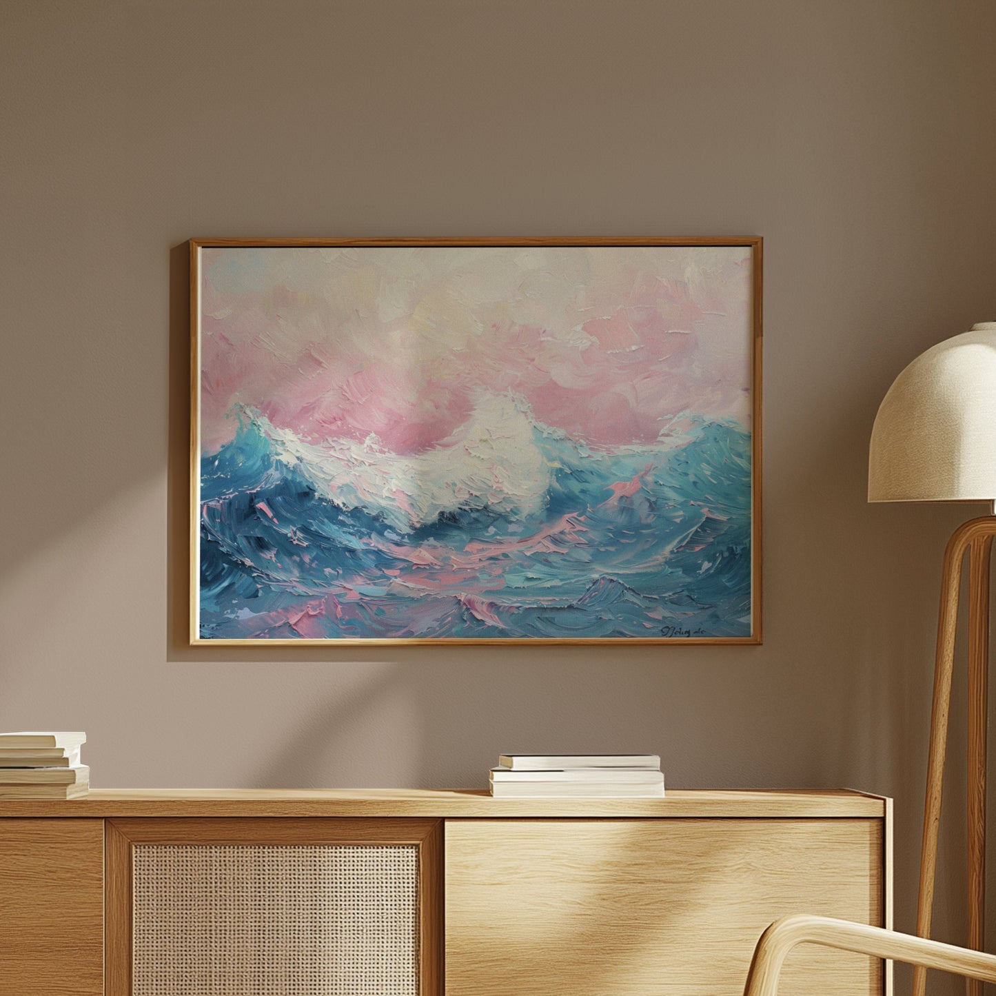 Premium Poster of Colorful Abstract Waves Art Posters