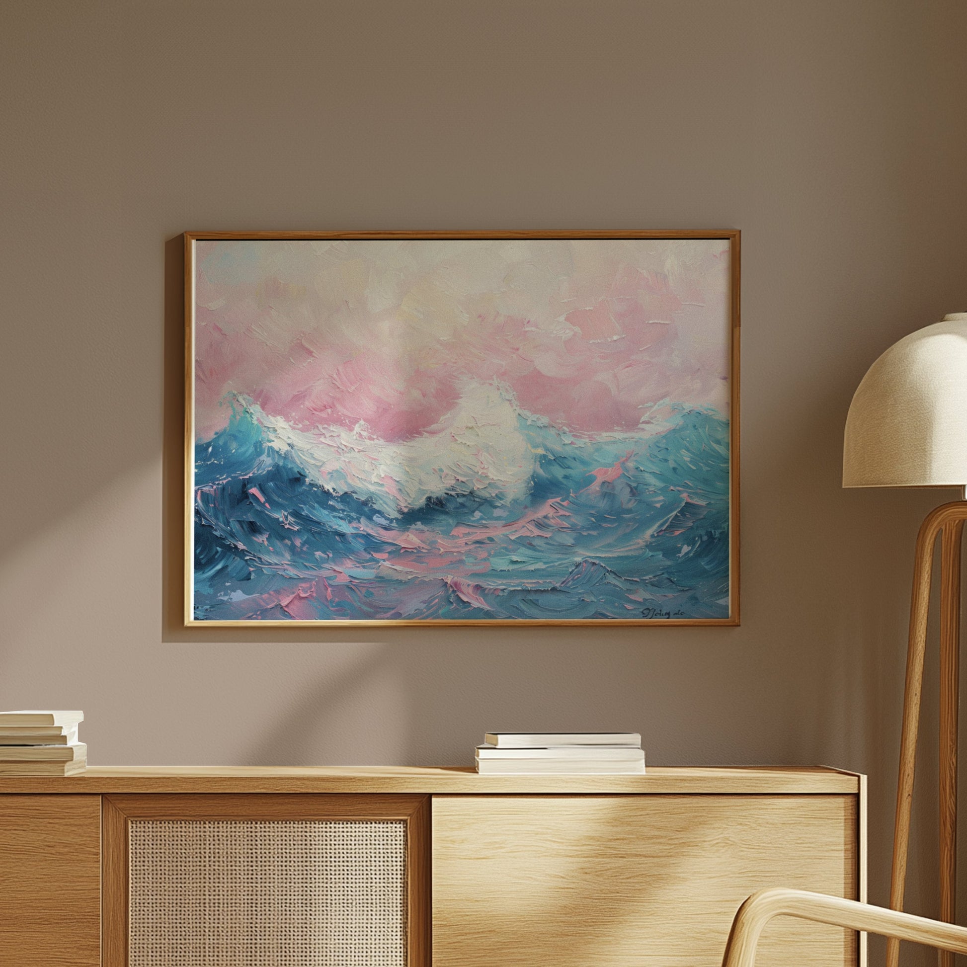 Premium Poster of Colorful Abstract Waves Art Posters