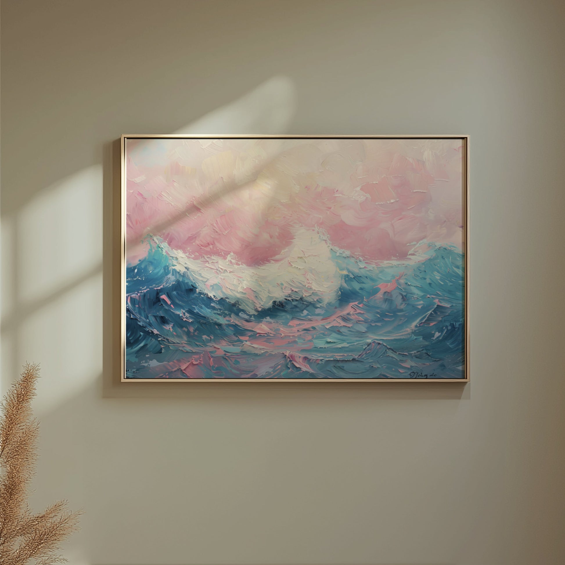 Premium Poster of Colorful Abstract Waves Art Posters