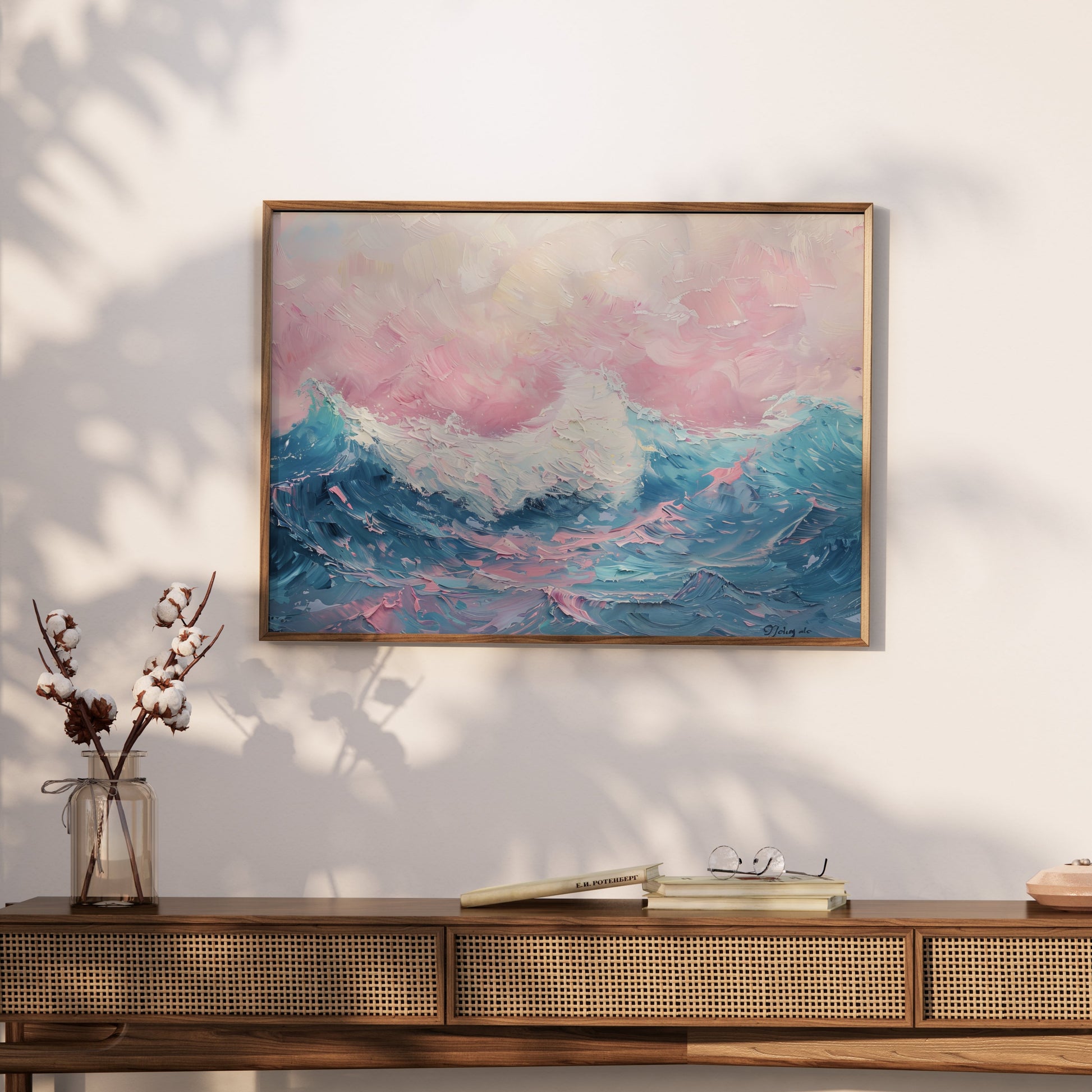 Premium Poster of Colorful Abstract Waves Art Posters