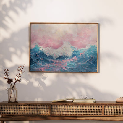 Premium Poster of Colorful Abstract Waves Art Posters