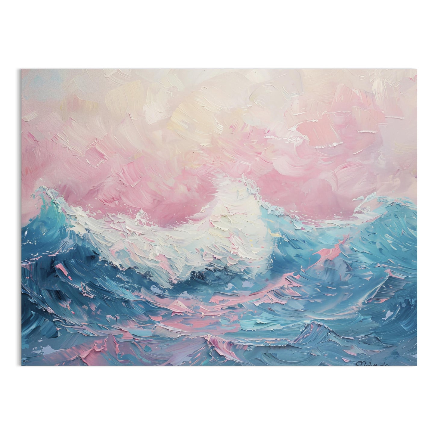 Premium Poster of Colorful Abstract Waves Art Posters