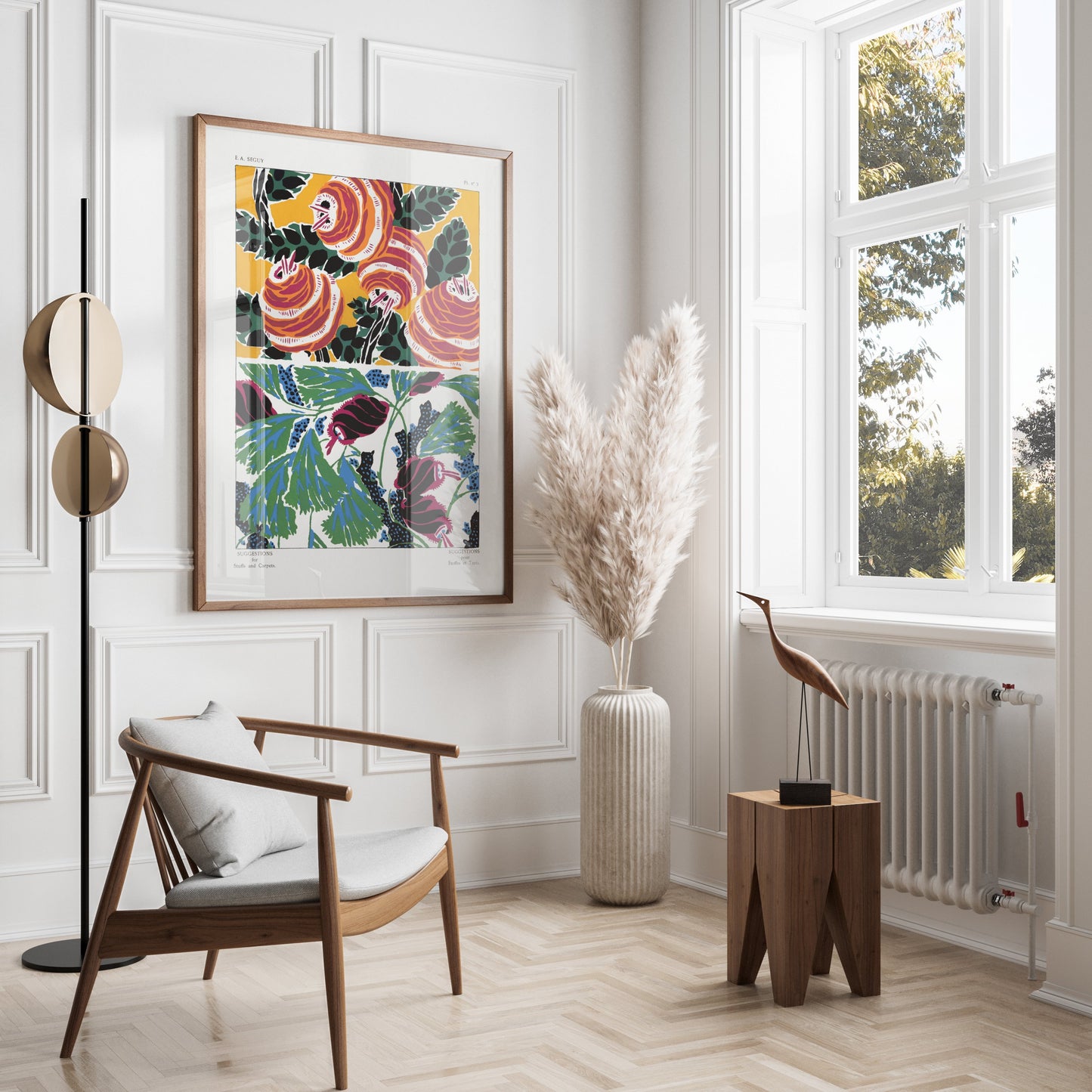 Premium Poster of Colorful Artistic Botanical Illustrations Posters