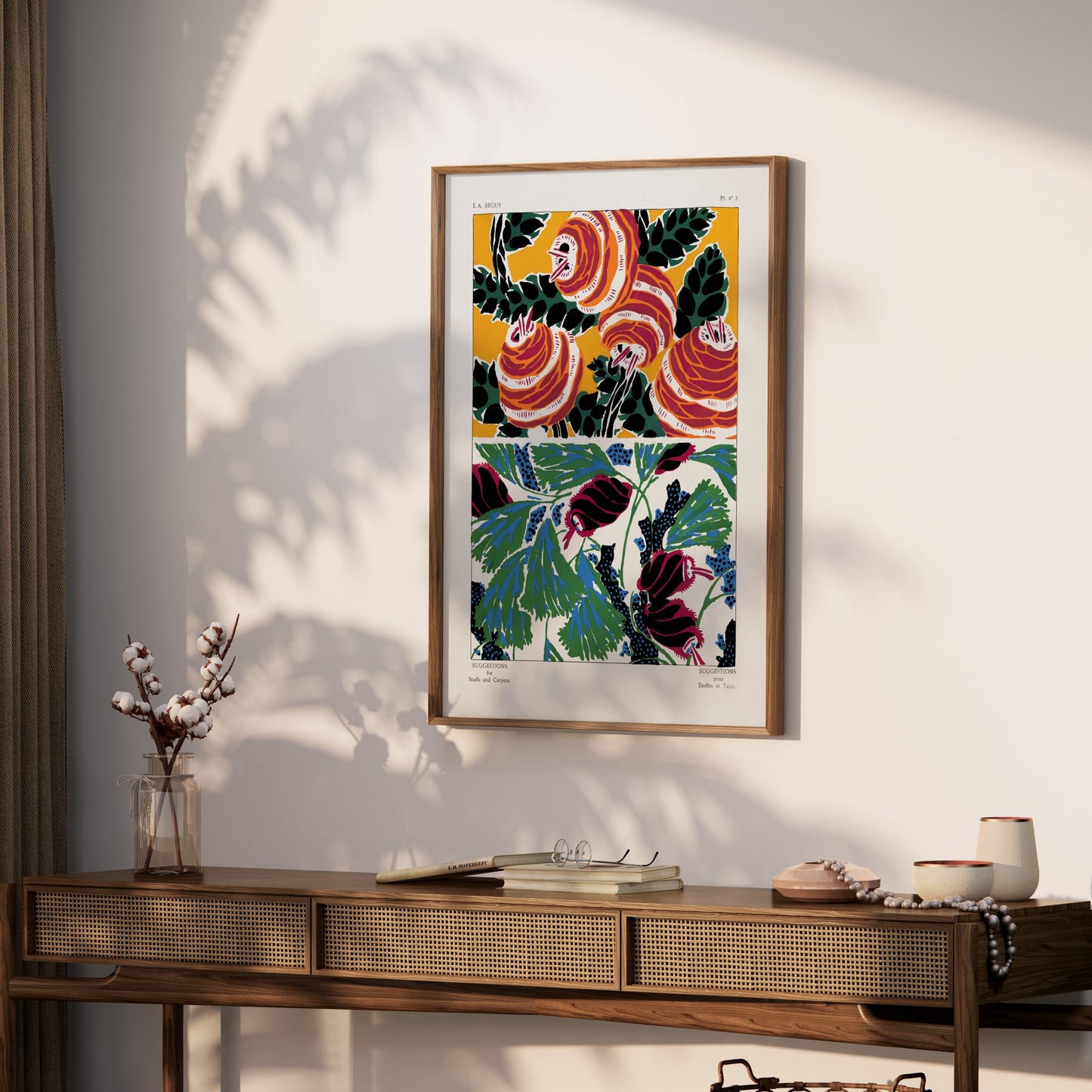 Premium Poster of Colorful Artistic Botanical Illustrations Posters