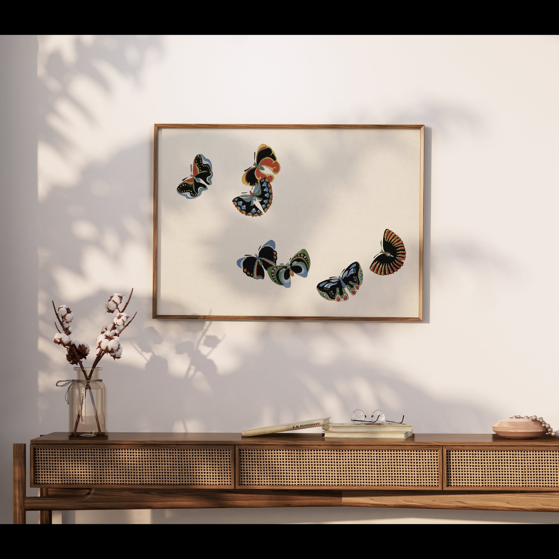 Premium Poster of Colorful Butterfly Design Art Prints Posters