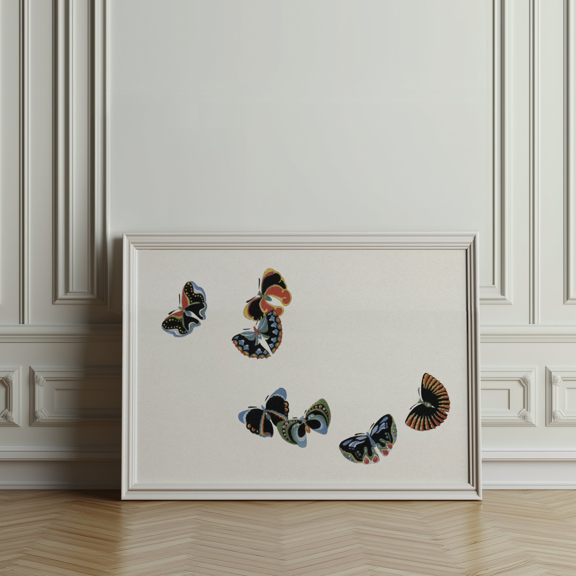 Premium Poster of Colorful Butterfly Design Art Prints Posters