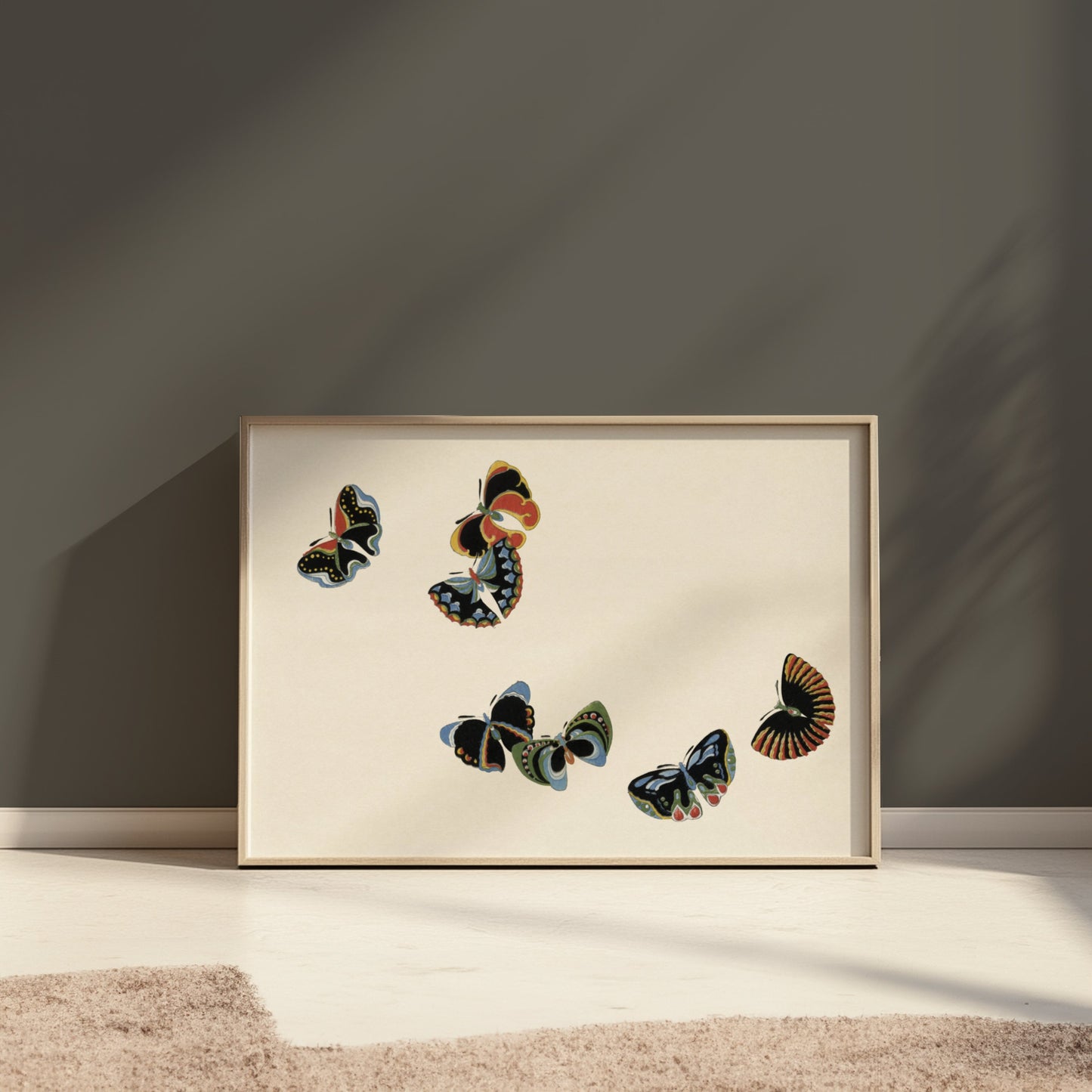 Premium Poster of Colorful Butterfly Design Art Prints Posters
