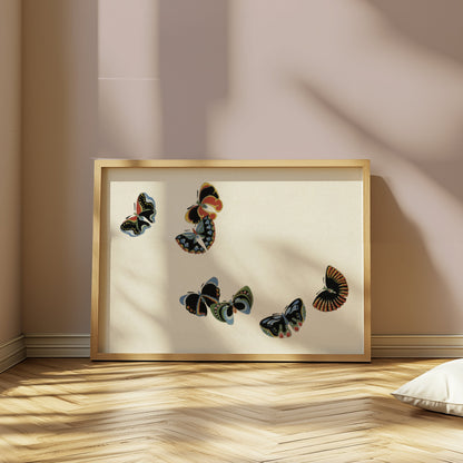 Premium Poster of Colorful Butterfly Design Art Prints Posters