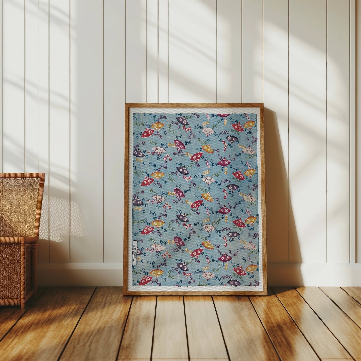 Premium Poster of Colorful Fish Pattern Print Japanese Posters