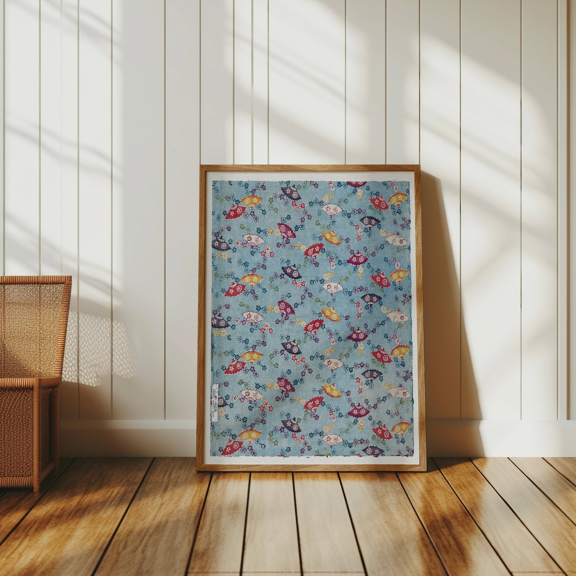 Premium Poster of Colorful Fish Pattern Print Japanese Posters