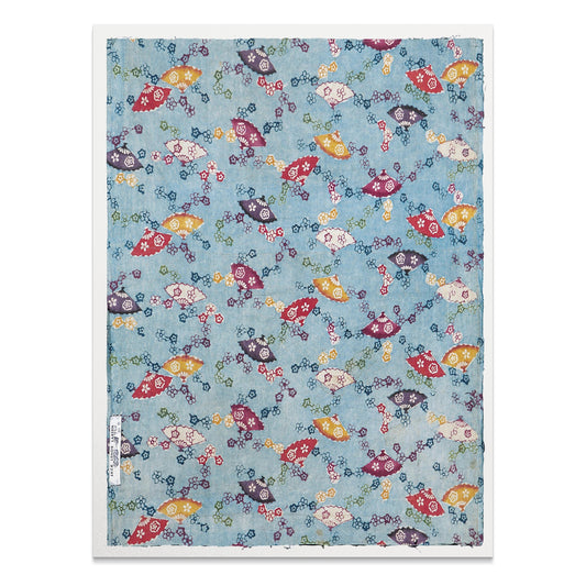 Premium Poster of Colorful Fish Pattern Print Japanese Posters