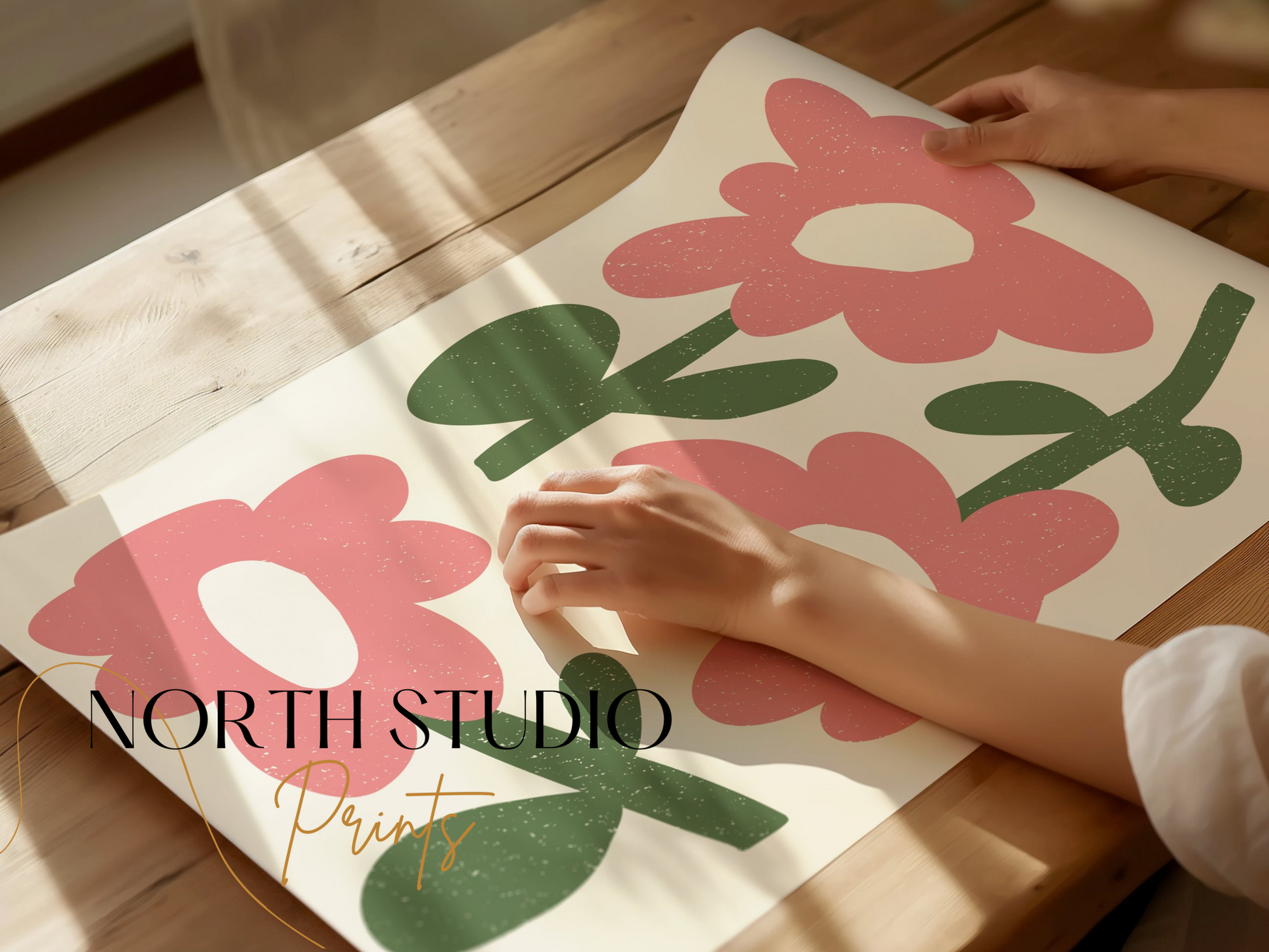 Premium Poster of Colorful Floral Art Print for Nature Lovers Posters
