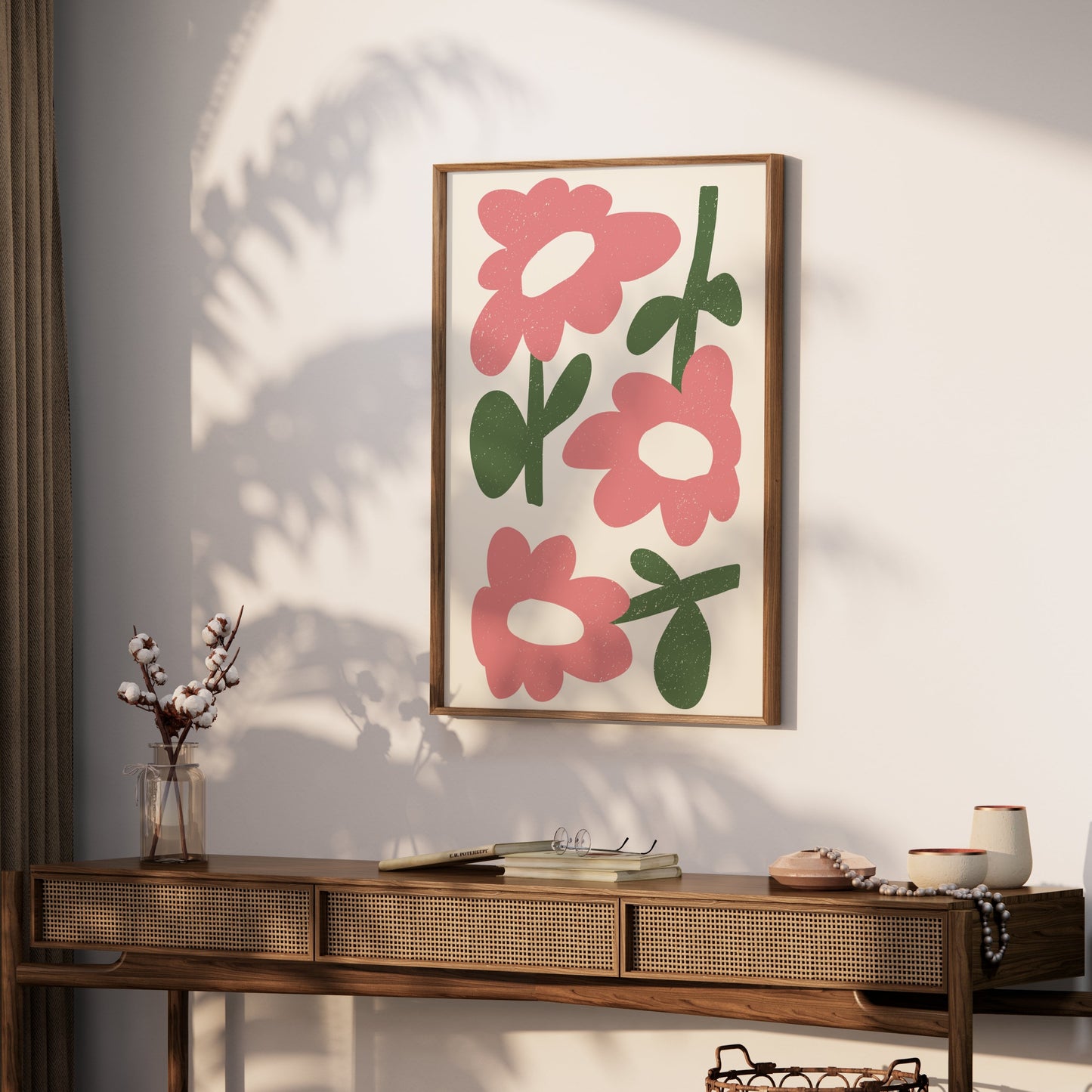 Premium Poster of Colorful Floral Art Print for Nature Lovers Posters