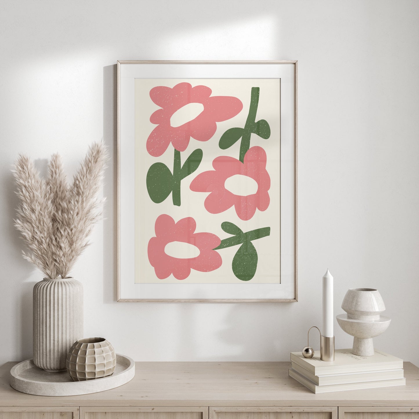 Premium Poster of Colorful Floral Art Print for Nature Lovers Posters