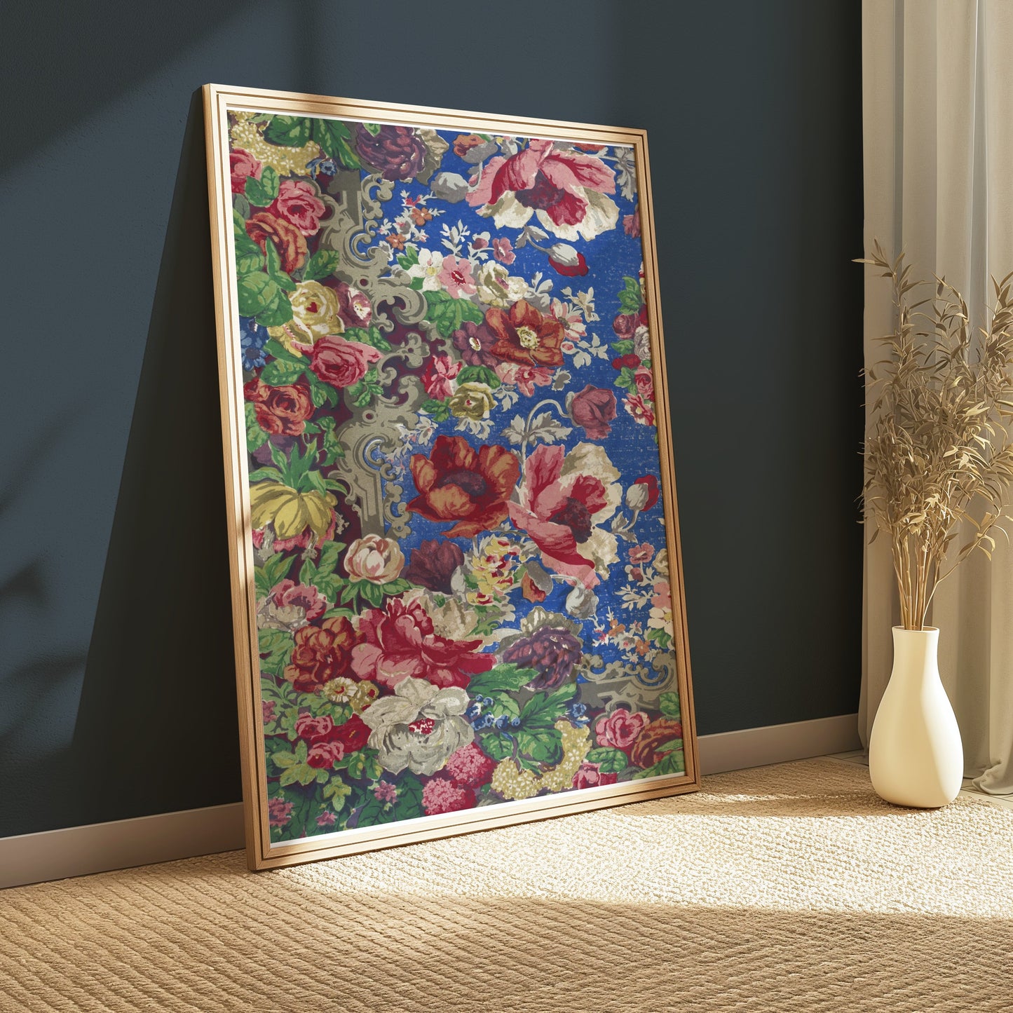 Premium Poster of Colorful Floral Pattern Design Posters