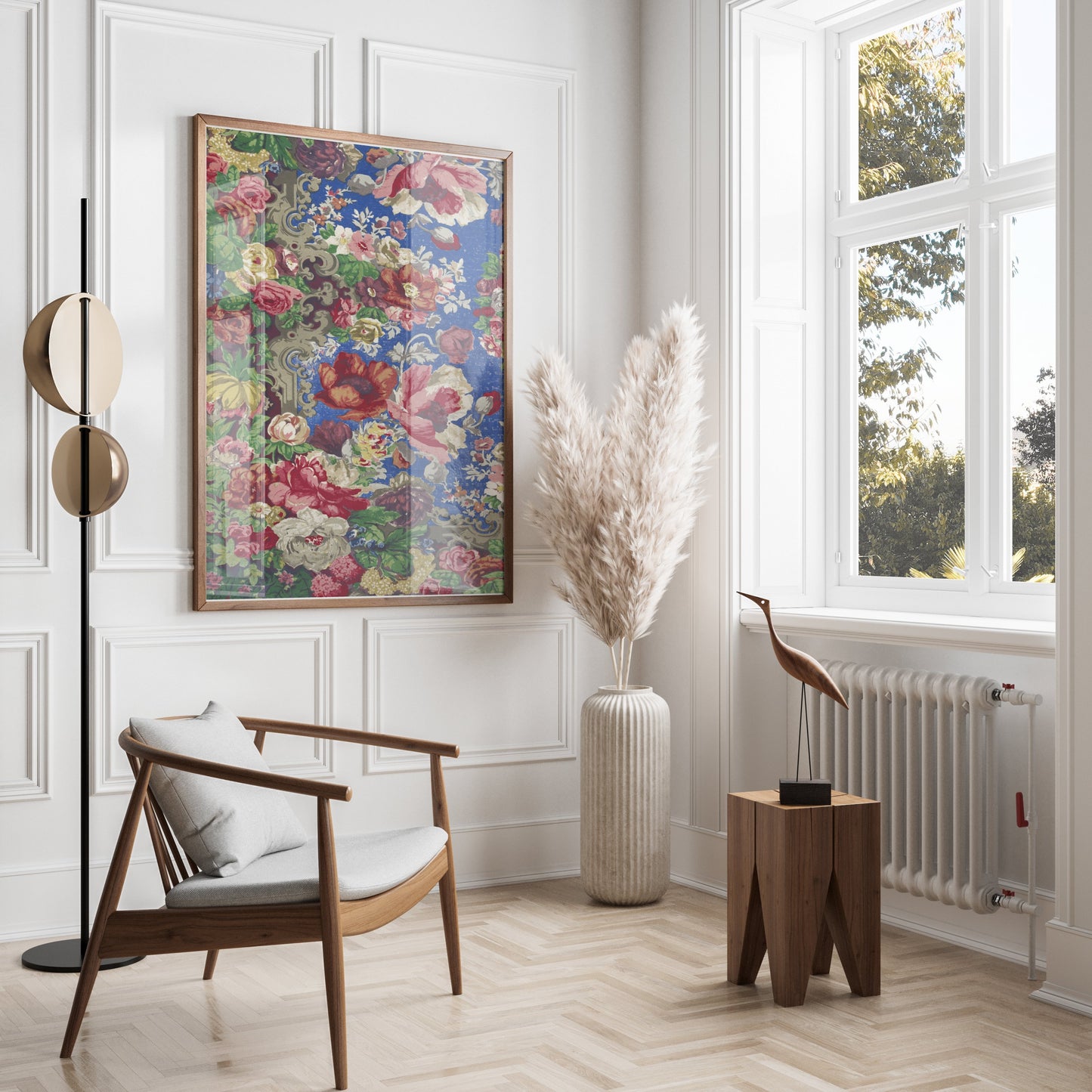 Premium Poster of Colorful Floral Pattern Design Posters