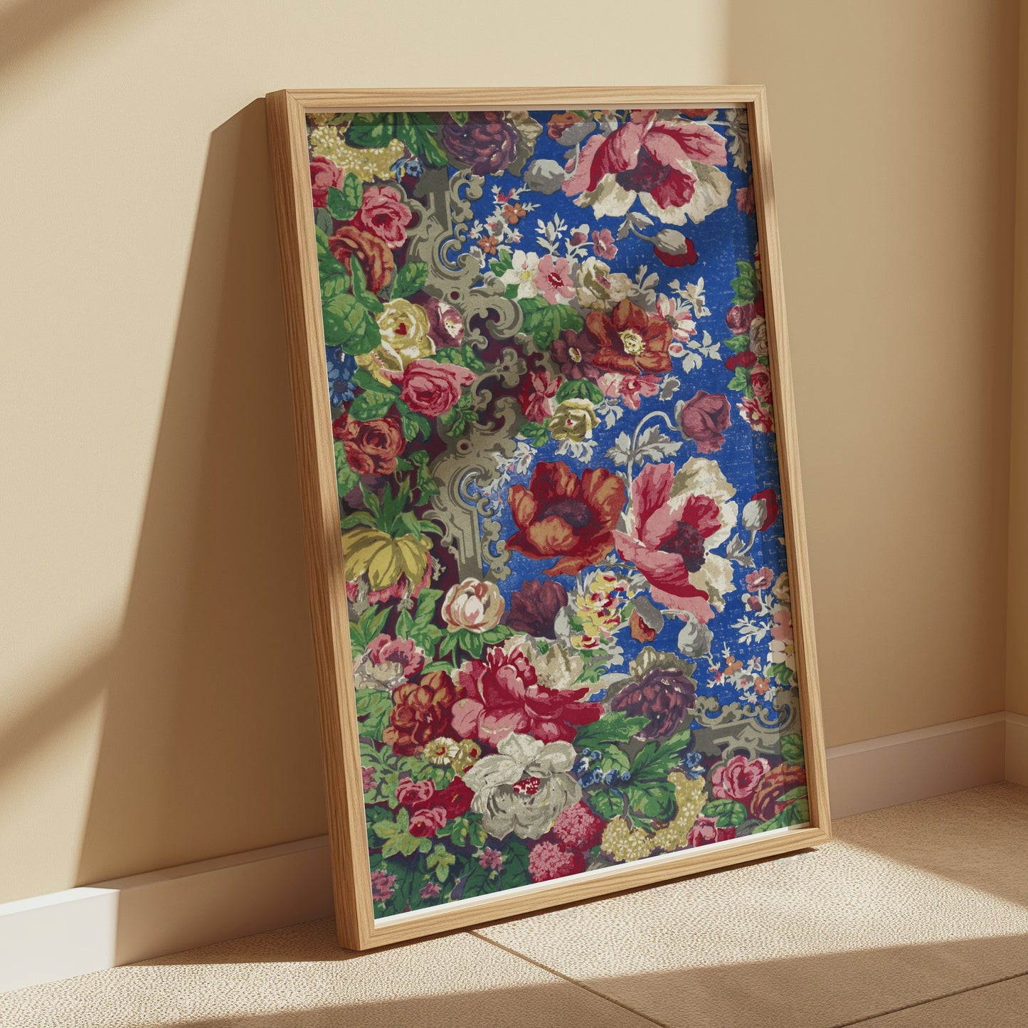 Premium Poster of Colorful Floral Pattern Design Posters