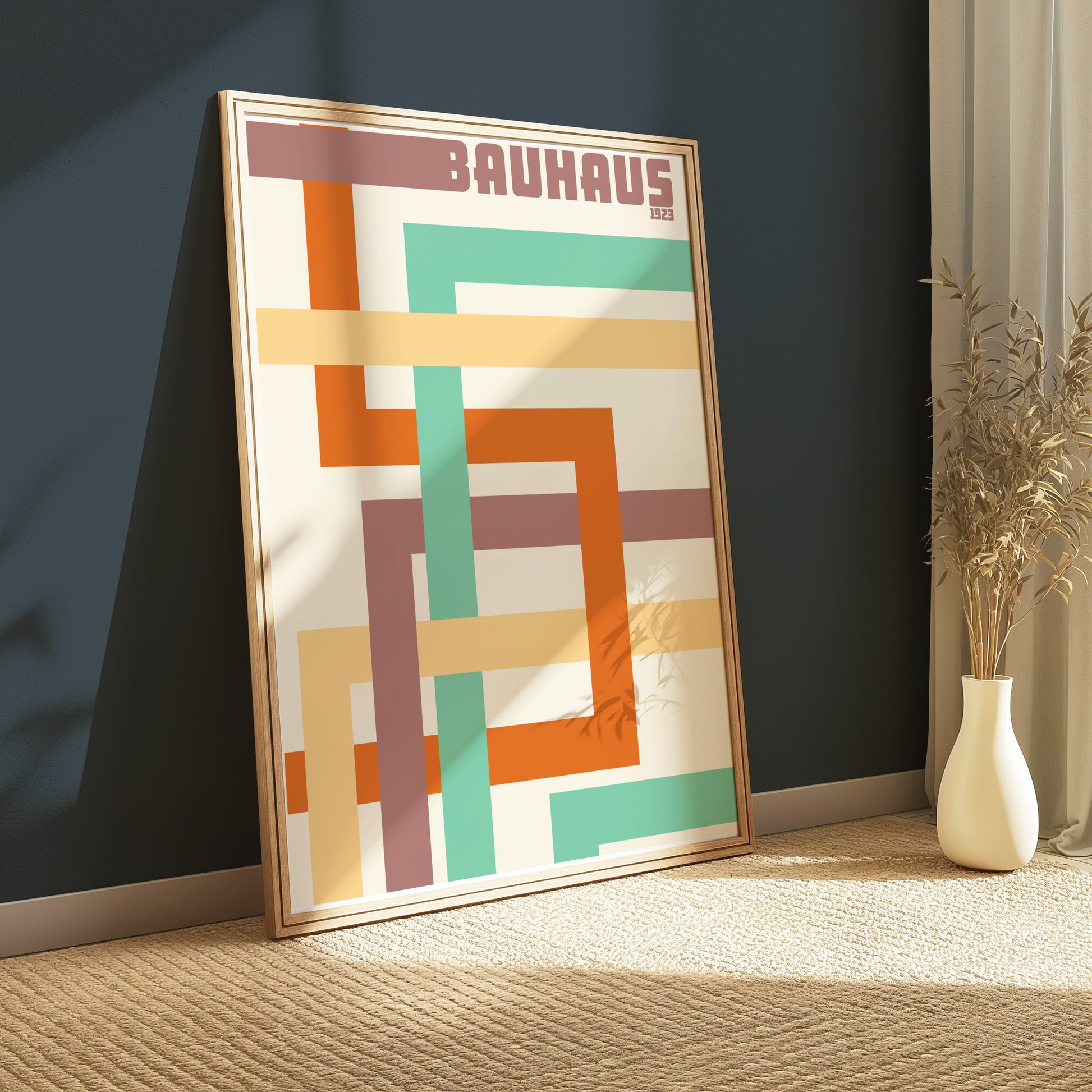 Premium Poster of Colorful Geometric Bauhaus 1923 Print Design Posters