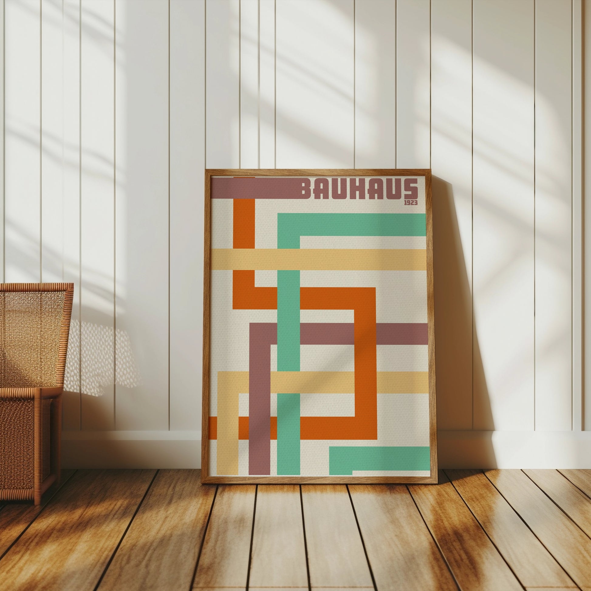 Premium Poster of Colorful Geometric Bauhaus 1923 Print Design Posters