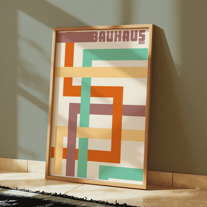 Premium Poster of Colorful Geometric Bauhaus 1923 Print Design Posters