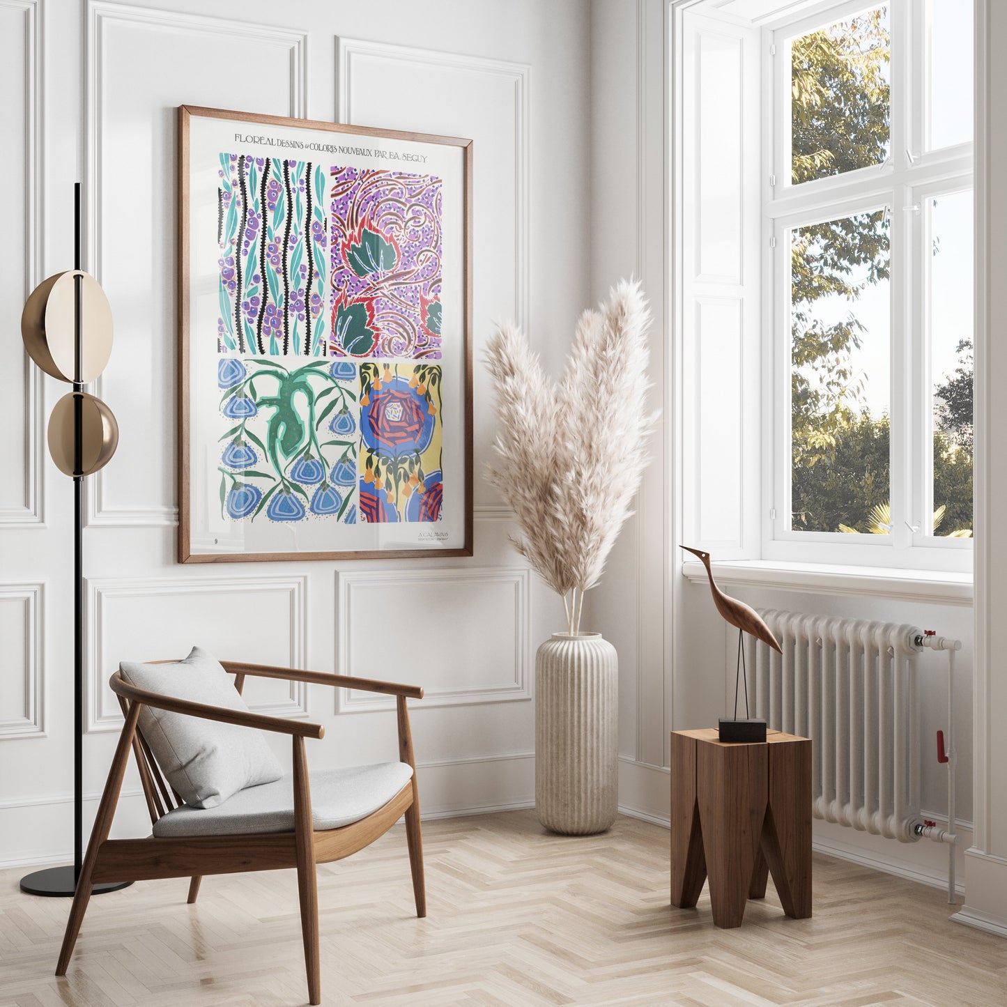 Premium Poster of Colorful Unique Designs on Art Nouveau Posters