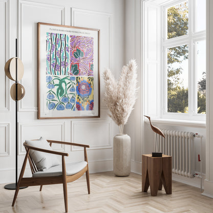 Premium Poster of Colorful Unique Designs on Art Nouveau Posters