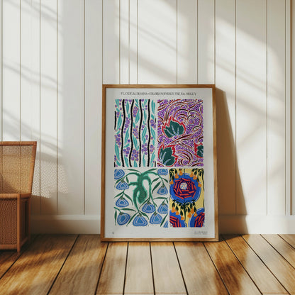 Premium Poster of Colorful Unique Designs on Art Nouveau Posters