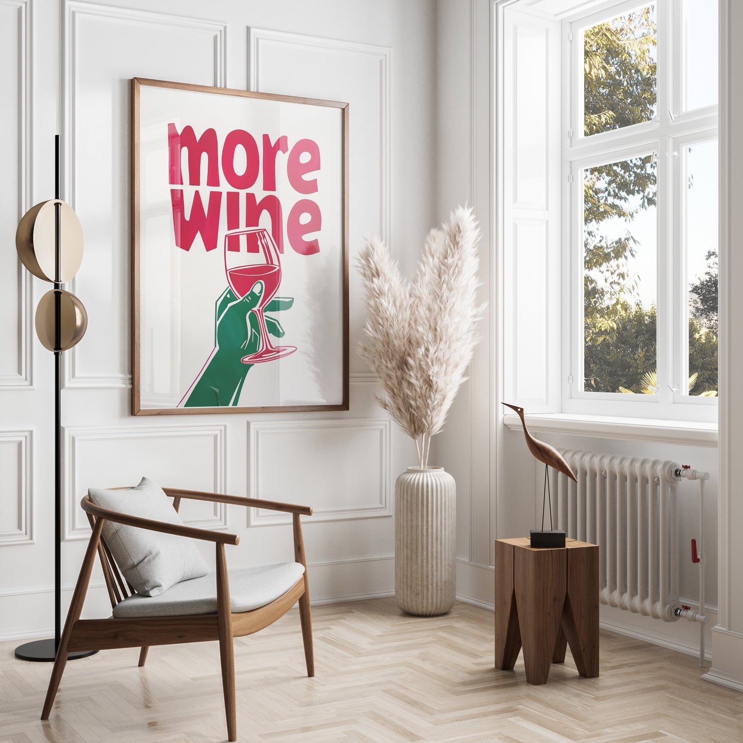 Premium Poster of Colourful Illustration of Wine Enthusiast Posters