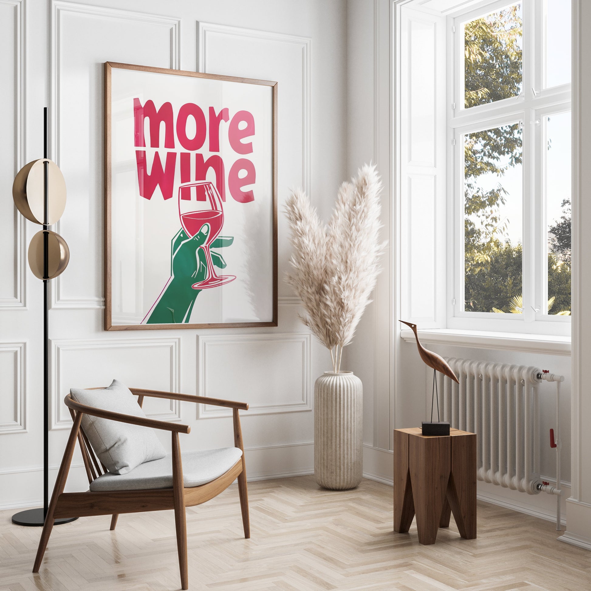 Premium Poster of Colourful Illustration of Wine Enthusiast Posters