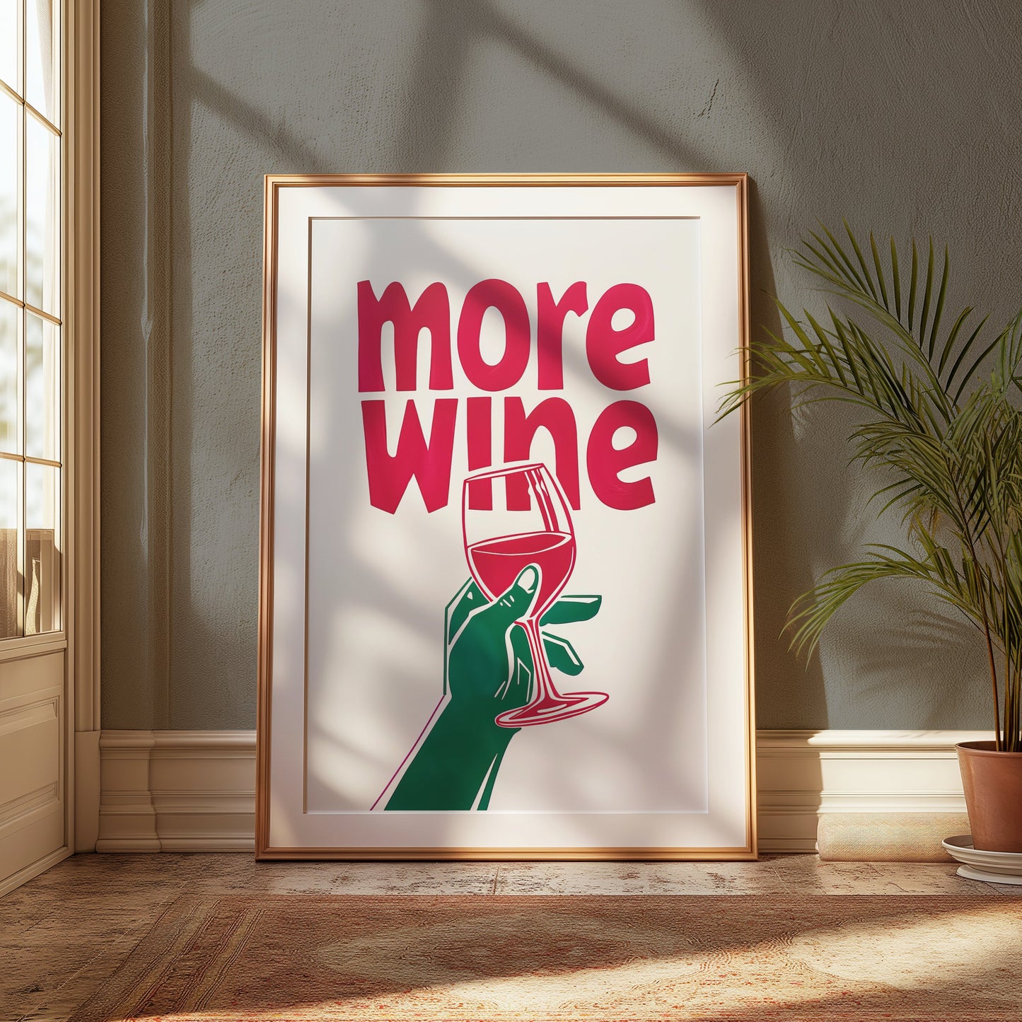 Premium Poster of Colourful Illustration of Wine Enthusiast Posters