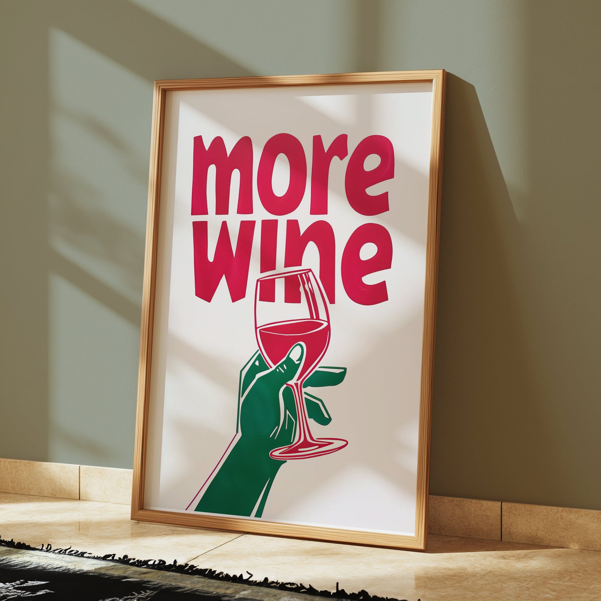 Premium Poster of Colourful Illustration of Wine Enthusiast Posters
