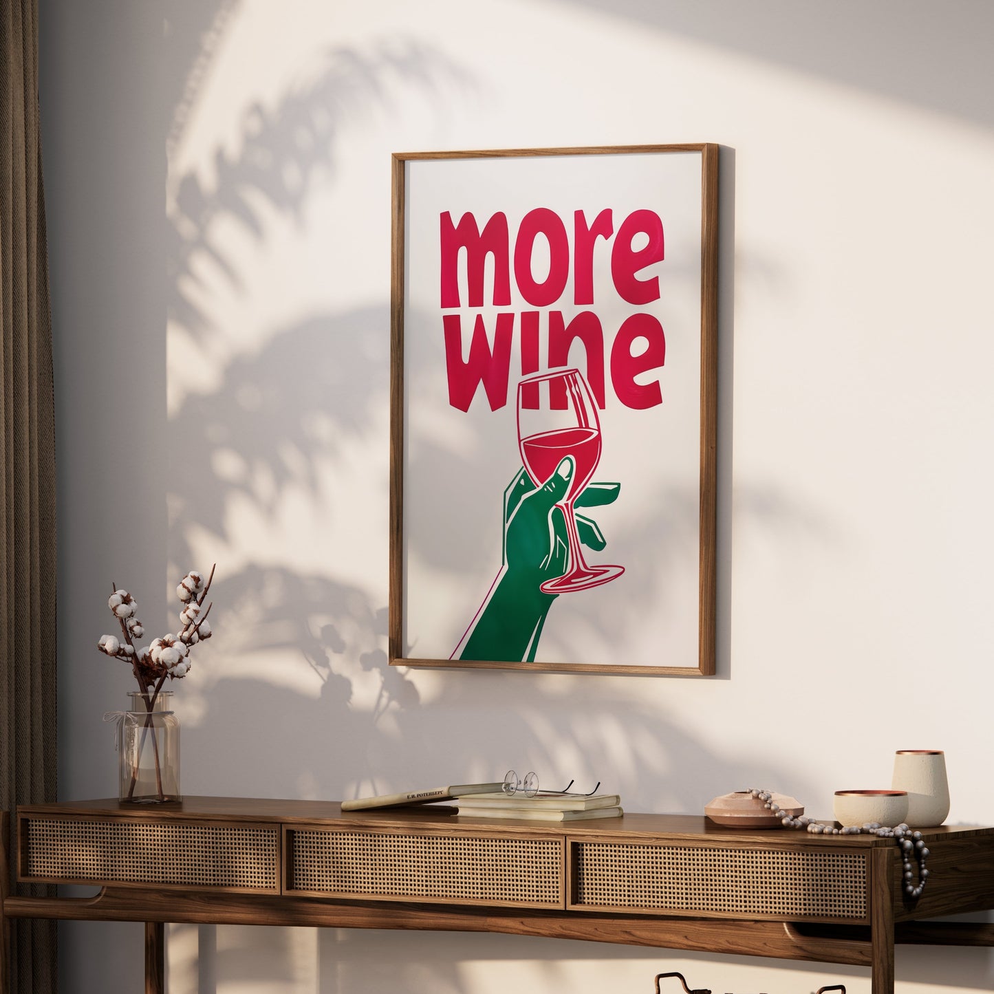 Premium Poster of Colourful Illustration of Wine Enthusiast Posters