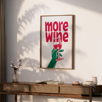 Premium Poster of Colourful Illustration of Wine Enthusiast Posters