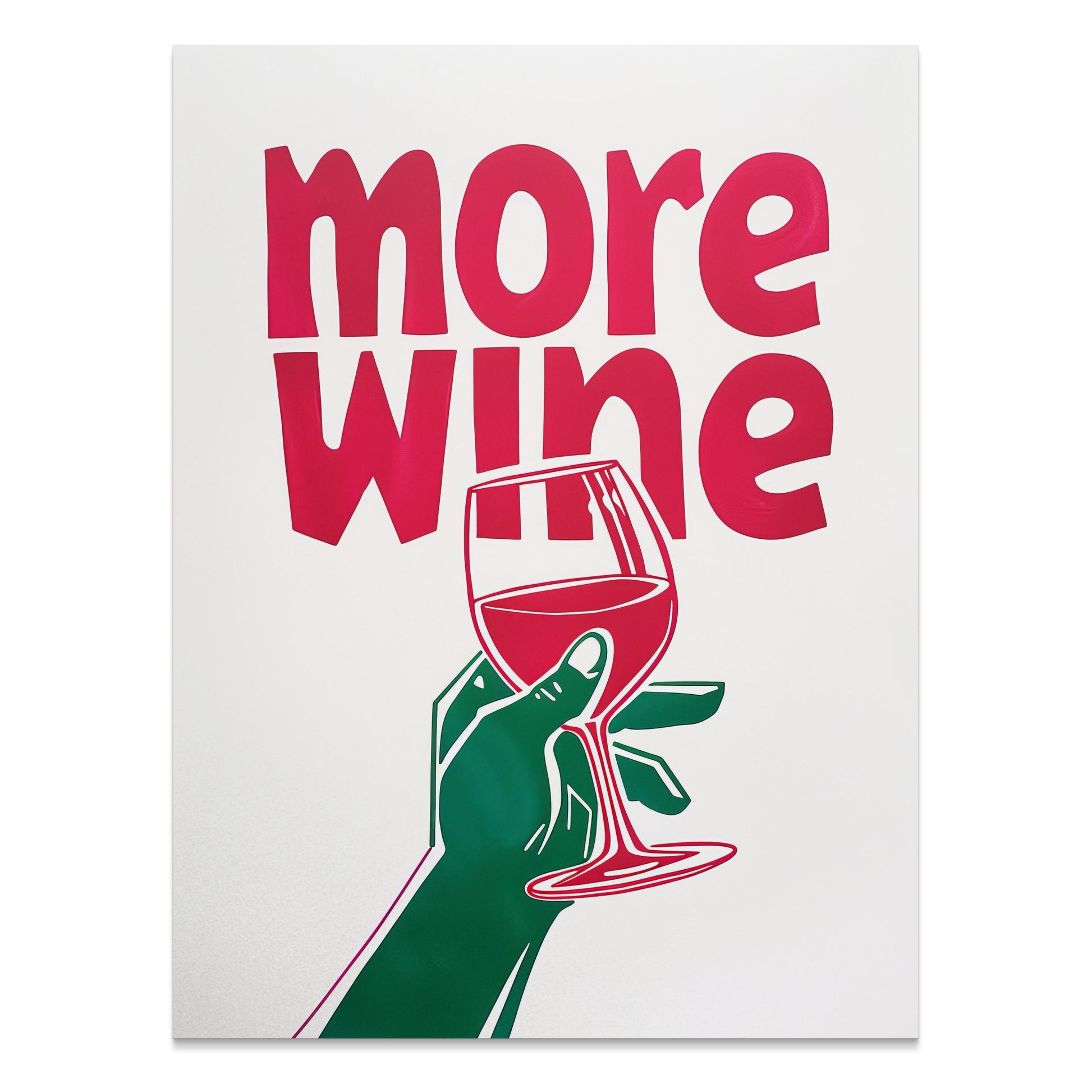 Premium Poster of Colourful Illustration of Wine Enthusiast Posters
