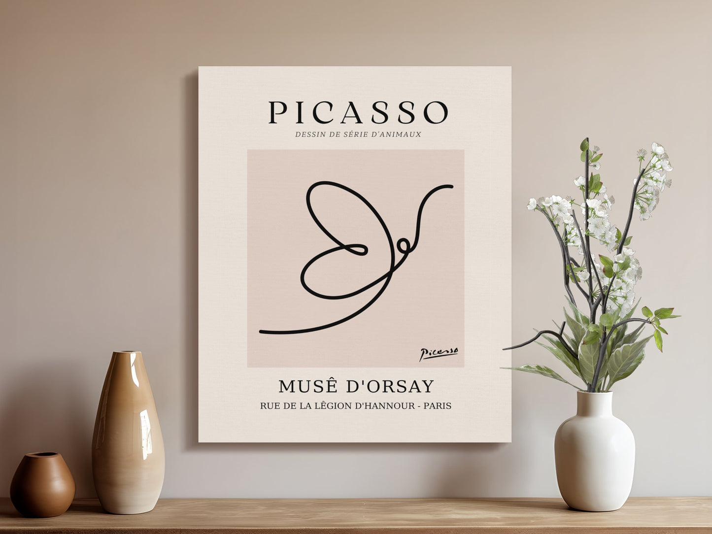 Premium Poster of Contemporary Picasso Wall Art Canvas Wraps