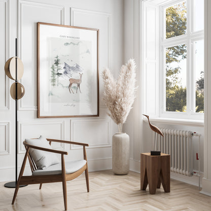 Premium Poster of Cozy Woodland Winter Story Posters