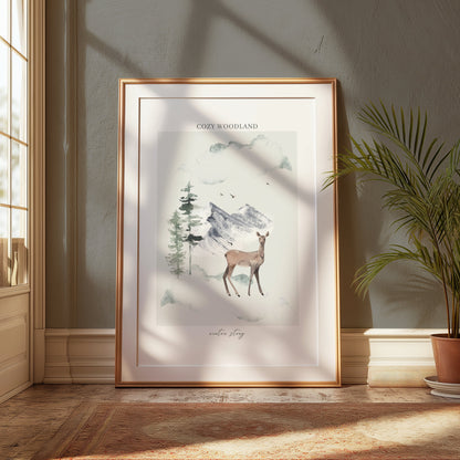 Premium Poster of Cozy Woodland Winter Story Posters